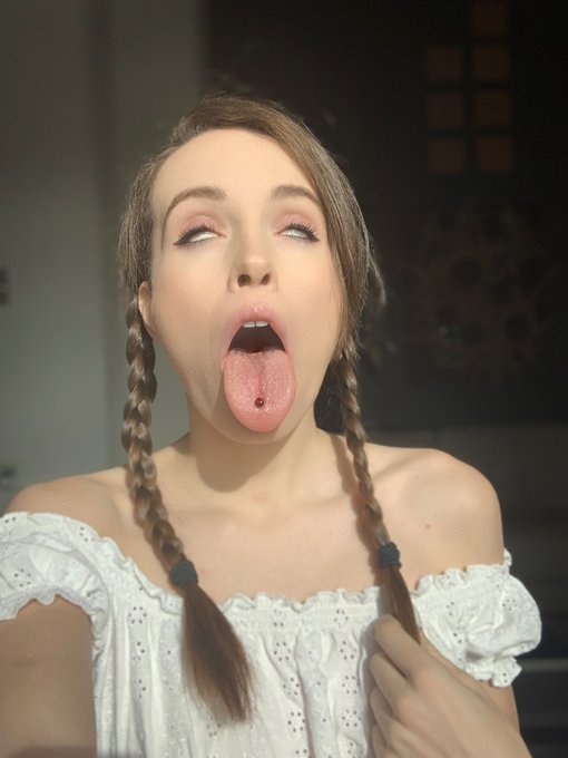 Shot for Slave Mouth today! I looked so cute but only my Prem. Snapchat saw how destroyed I got 😇✨ https://t