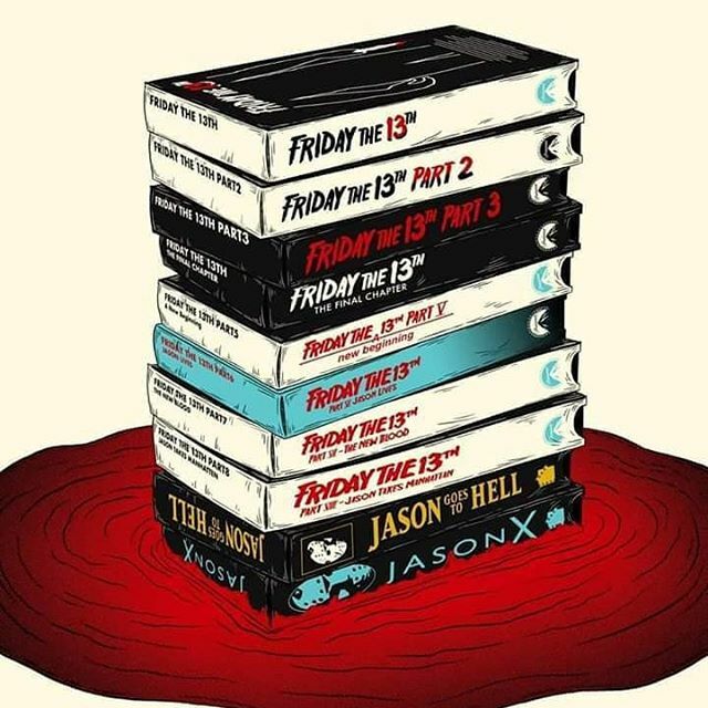 frombeyondcult's tweet photo. ⚰️ FRIDAY THE 13TH FANS! Which one is your fave? 🔪
.
#horror #horrormovies #horrorcomics #horrorfilm #horroraddict #horrorart #horrors #horrorstories #horrorbooks #ighorror #classic #slasher #death #awesome #movie #film #80shorror #horrorfanatic #ves… https://t.co/Lkqwt892Lg https://t.co/EBCthoKRiF