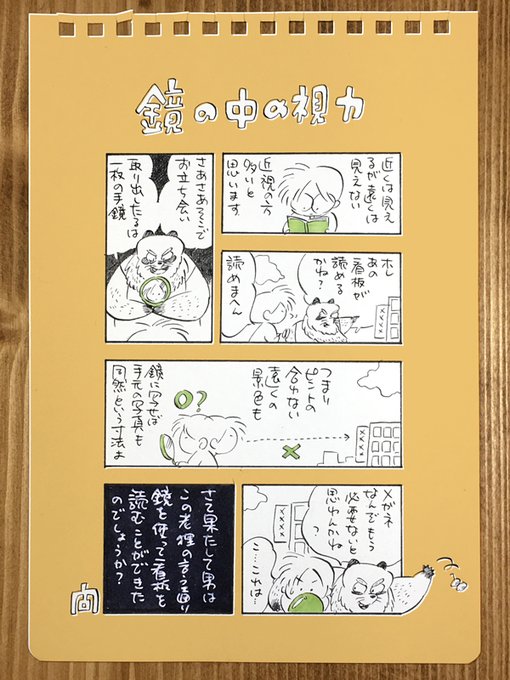 鏡の中の視力 
