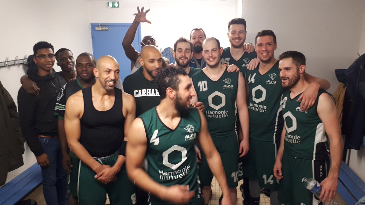 AlfaStJack's tweet photo. La 2ème phase du championnat est lancée... victoire 95 à 83 face à Lagresle. #GoAlfa https://t.co/Xzasn0DOKr