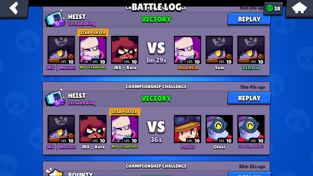 15/0 en la Principal with @Xoro_BS  y <a href="/3_CrawFish/">JKS | CrawFish 3</a>