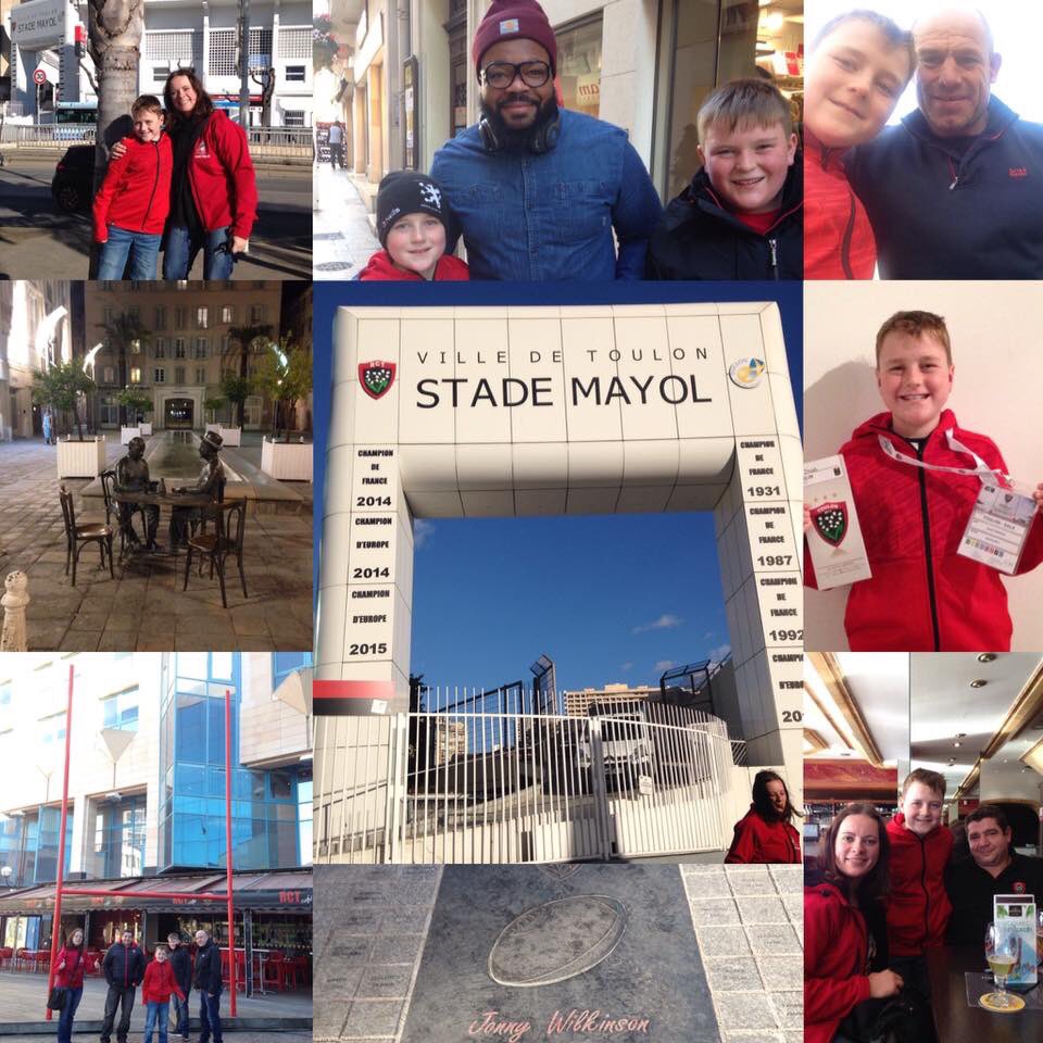 Ranson_PJ's tweet photo. Watched @scarlets_rugby v @RCTofficiel at home tonight “avec la famille” Can’t believe it’s 3 Years since #Jacob was welcomed to #Toulon RCT v Sale by @mouradrct Thanks to the #RugbyFamily @FadasRCT&amp; so many more  #AmazingMemories #ThankYou #AllezToulon  🔴⚫️ https://t.co/6roW0dsW7X