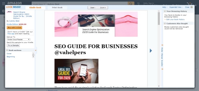 jeffwehaul's tweet photo. Search Engine Optimization (SEO) Guide For Businesses (Kindle Publishing Series Book 1) - #vahelpers
https://t.co/rqePPAWXyZ -- #people https://t.co/TBwABm7TSM