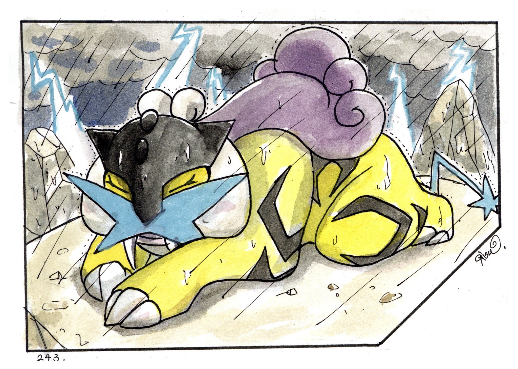 石井リス デザフェス55 5 21 22 C 36 ポケモンおねむイラスト ライコウ 243 ライコウ ポケモンおねむイラスト ポケモンイラスト ポケモン絵描きさんと繋がりたい ポケモン 絵描きさんと繋がりたい Pokemon C97 無断転載はご遠慮ください
