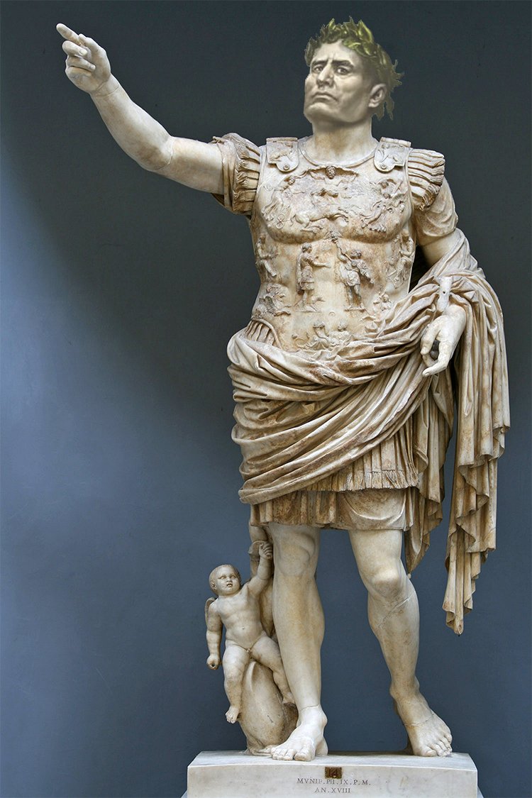 fillamug's tweet photo. Augustus Mussolini https://t.co/YD2acAFad8