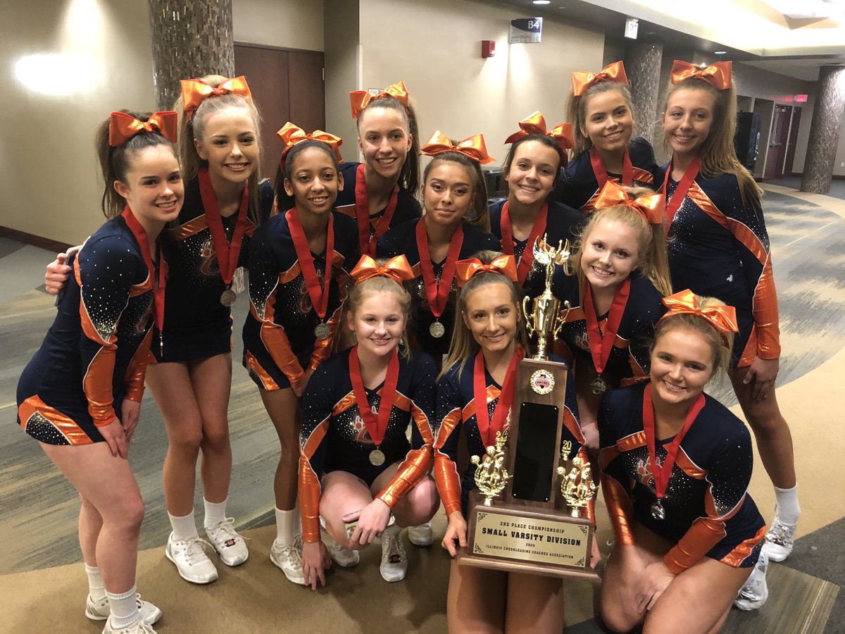 Congratulations to the cheerleaders on their second place finish at the ICCA state finals! Great job representing CHS!