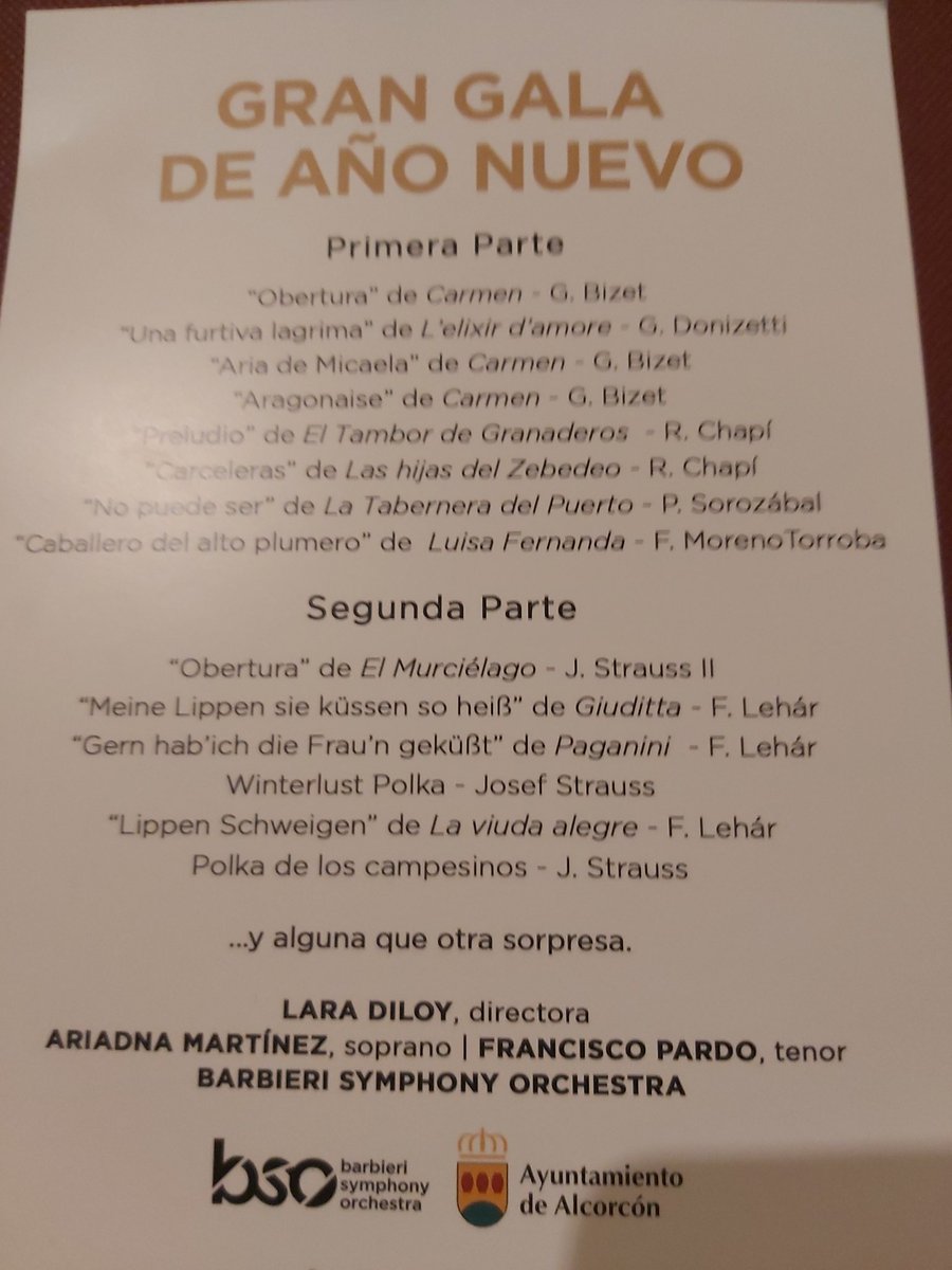 soloce69's tweet photo. Sabéis donde he estado esta tarde? Fantástico concierto @laradiloy y @BarbieriSO. Bonito y elegante programa, maravillosa ejecución y que buen rollo transmiten tanto la orquesta como su directora. Muchas gracias por este concierto en #Alcorcón 👏👏 https://t.co/56TDeWsj7L