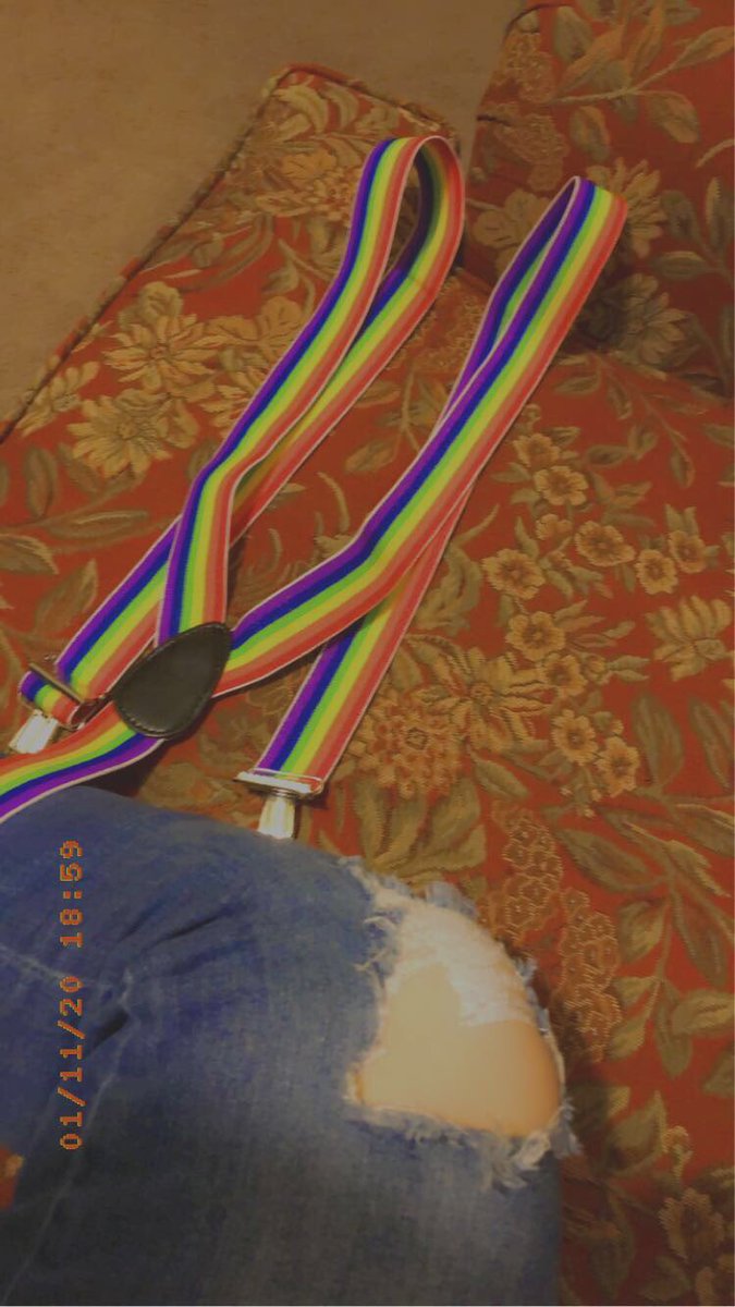 imwideawake30's tweet photo. i am so excited to wear these. ๐
#myfirstpair #rainbowsuspenders https://t.co/5vM7hY9yzb