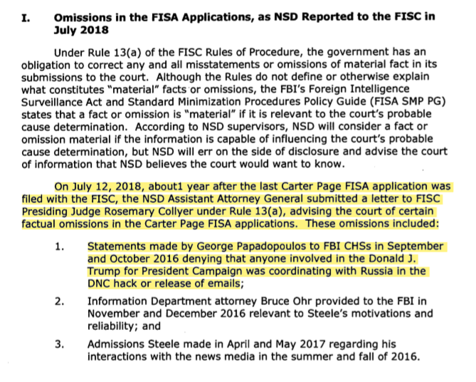 Public records reflect that Pientka relocated from DC to SF in the summer of 2019, after which he was listed as a SF Field Office Ass't Special Agent in Charge.This was a year after the DOJ notified the FISA Court of *some* (but not all) of his FISA deficiencies in July 2018