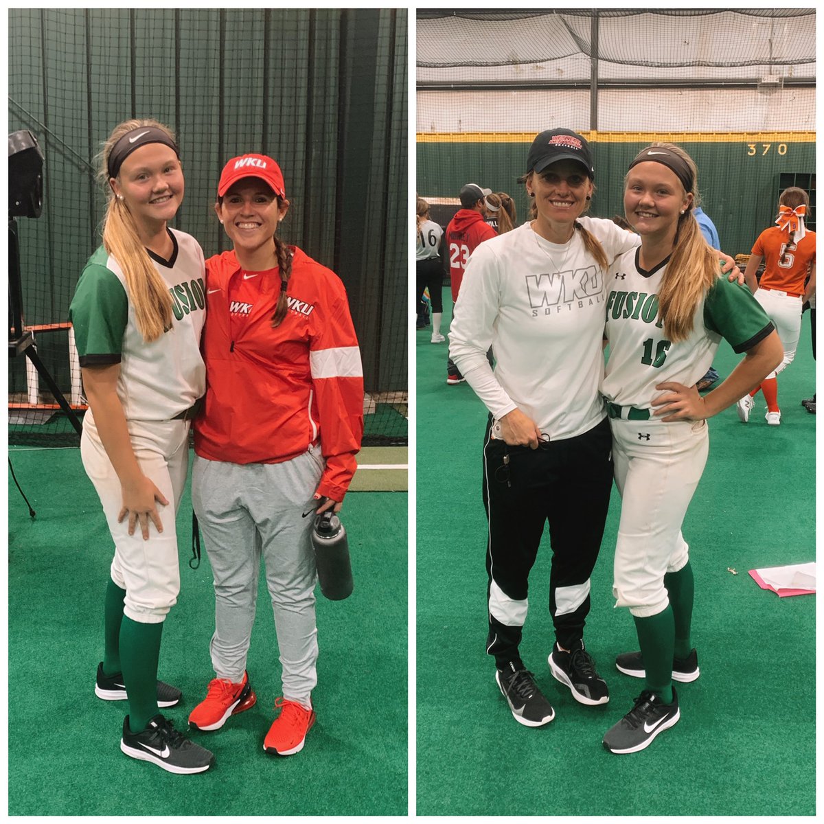 Shoutout to Seana Leibfried for putting in some work today at the WKU TOPS Prospect Camp. 
Thanks to Coach Tudor and Coach Bixel for helping Seana with her game. 

#fusionelite