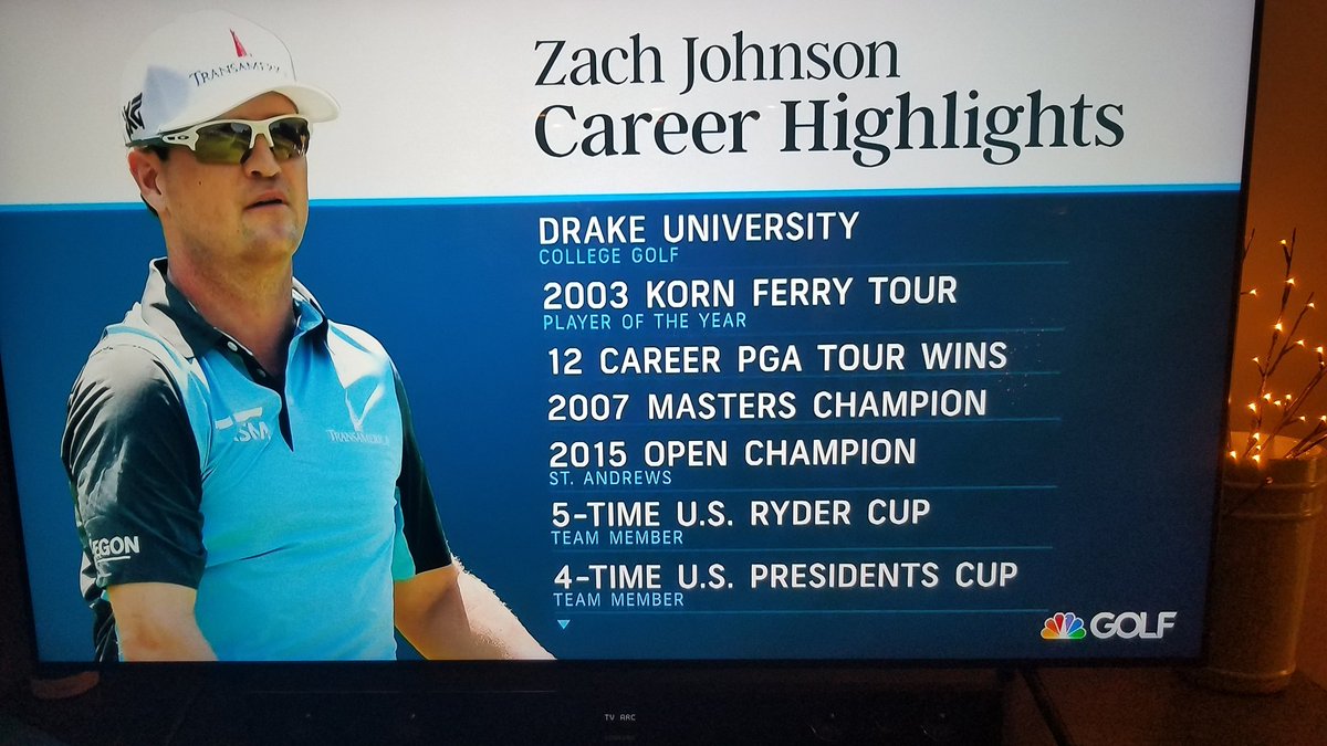 One of Iowa's favorite golfers! Go make some Birdies Zach... oh and say hello to my ole pal Curt Byrum.. one of South Dakotas favorite golfing sons!