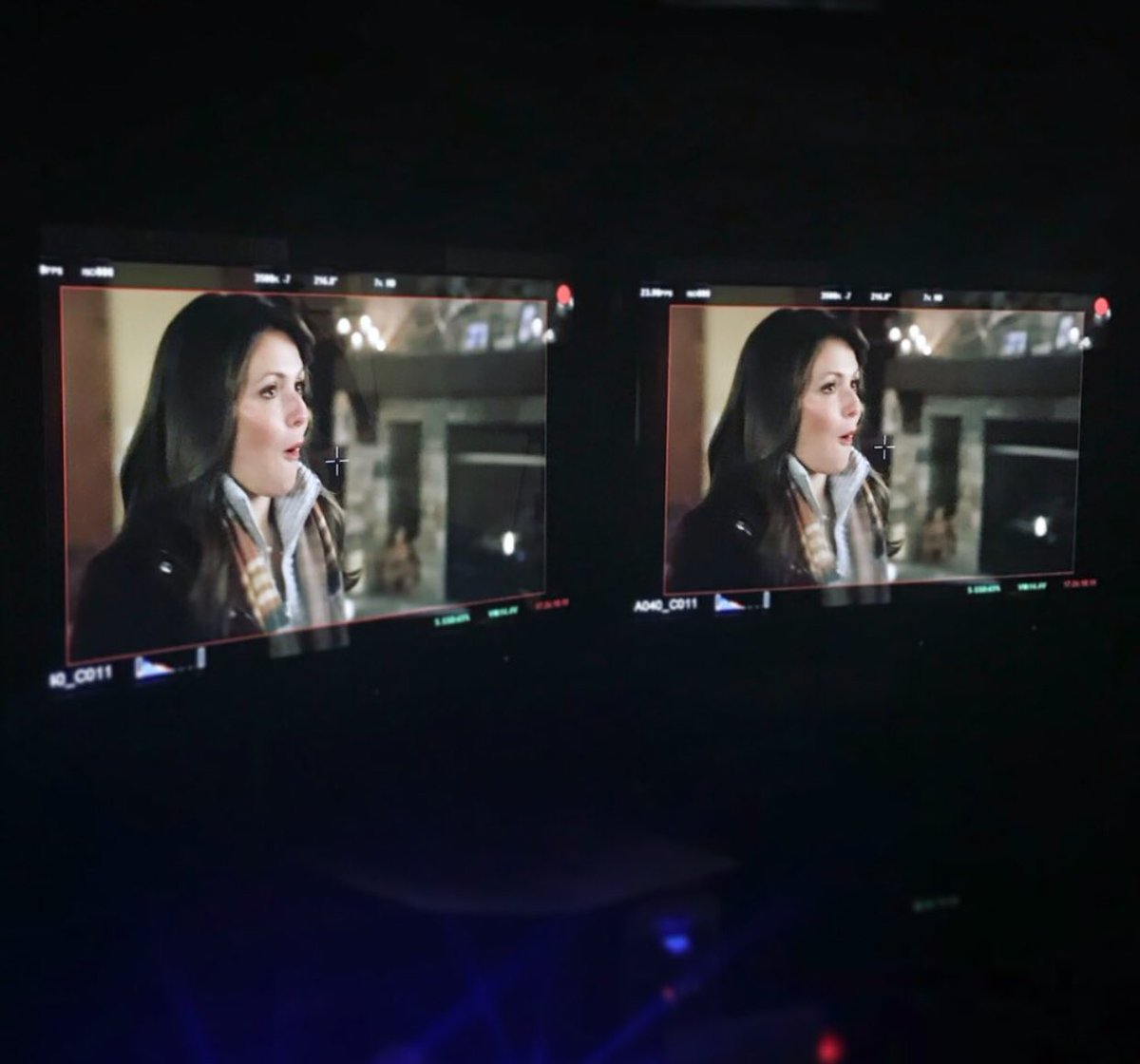 BehindHallmark's tweet image. Tonight on @hallmarkchannel #LoveInWinterland 
@ChadMMurray @italiaricci #BehindTheHallmark