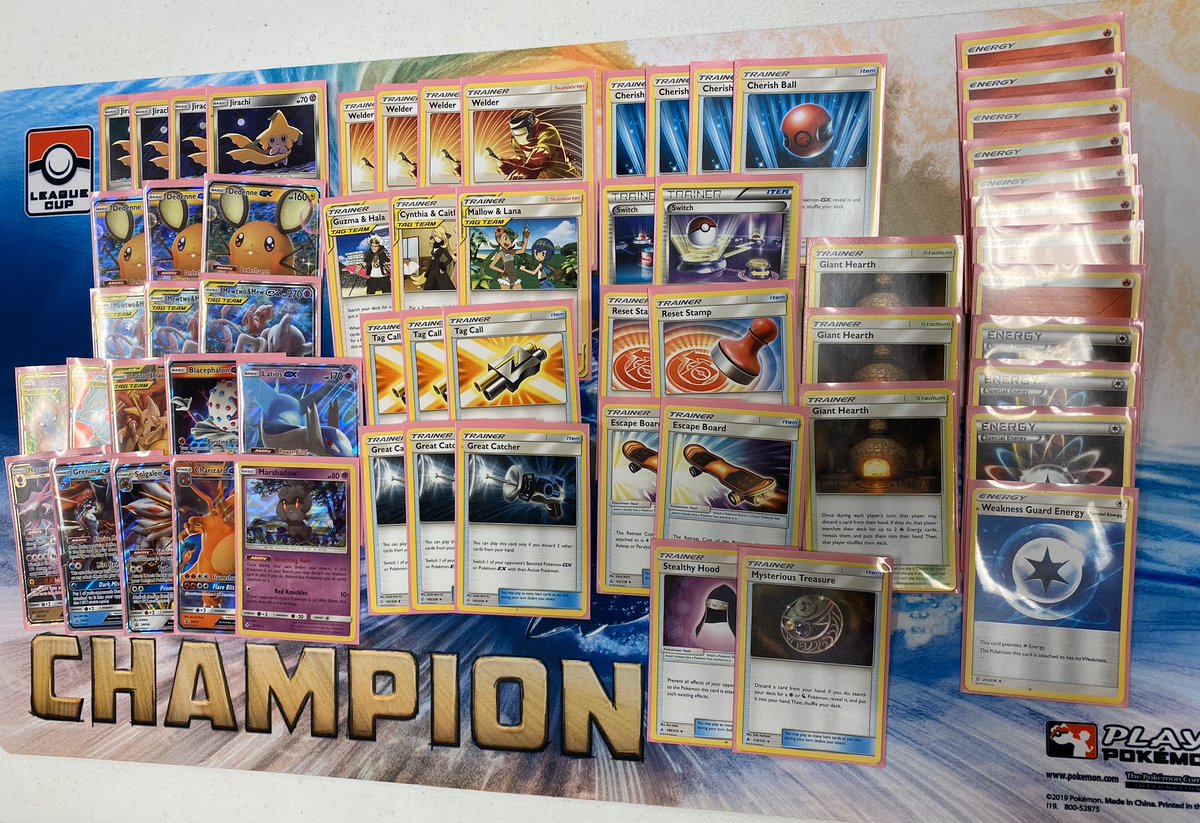 Won the #FullGripGames league cup today with Mewtwo &amp; Mew! The blown out in some work, especially in finals. Shoutout to the staff for a smooth event. And the hype stream <a href="/enjoifriend/">Andrew Mahone</a> #trickygym