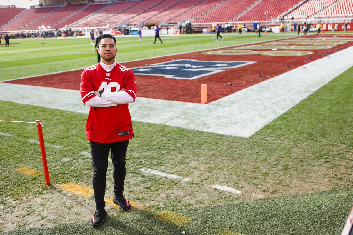 as a kid, red endzones meant 49ers football in january. to DJ the first ever playoff pregame set at levi’s was a dream come true. next stop: the NFC championship.