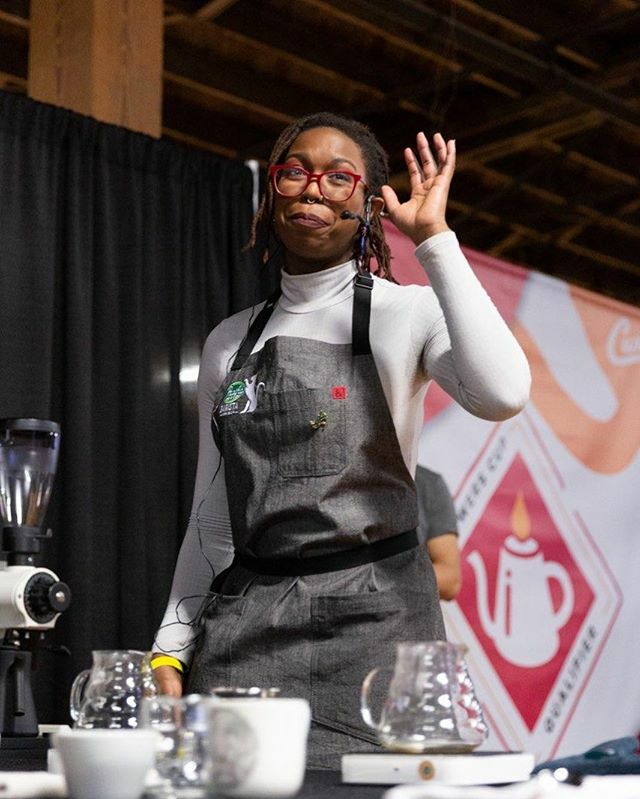 BARISTAMAGAZINE's tweet photo. Glitter Cat Kristina won the heart of her already adoring crowd today at the U.S. Brewers Cup qualifier today in Nashville. ♥️♥️♥️ .
.
.
#uslatteartchampionship #coffeeingoodspirits #uscoffeechamps #nashville #baristacomp #brewerscup #specialtycoffee #ba… https://t.co/NivYF5tdOz https://t.co/g3vKZmL2yt