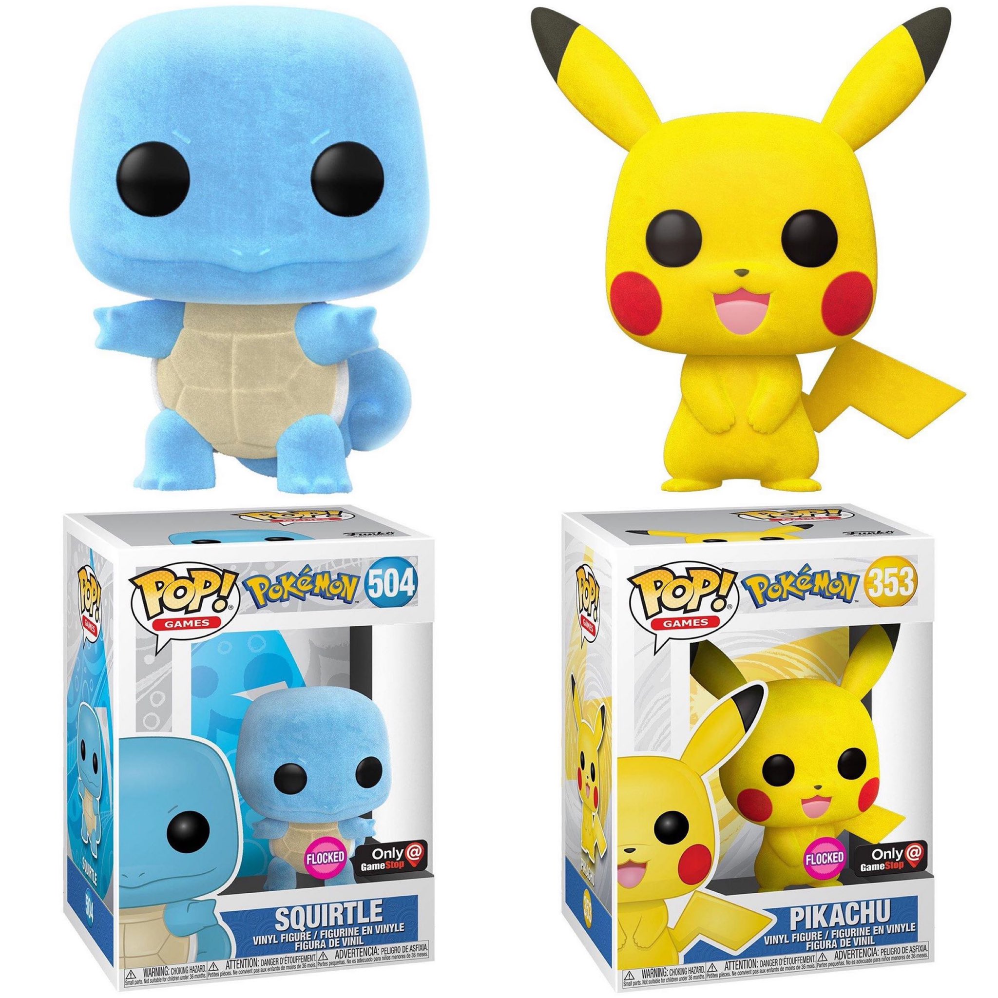 flocked pikachu funko pop