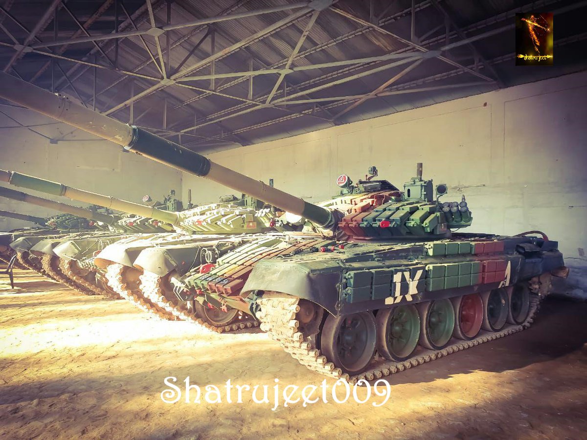 Shatrujeet Thinktank Posting Some Exclusive Images Of The Upgraded T72 Ajeya Iis In Indian Army Service The Ajeya Has Seen Upgrades To Engine Indigenous Era Ii A Fcs And Better Situational Awareness