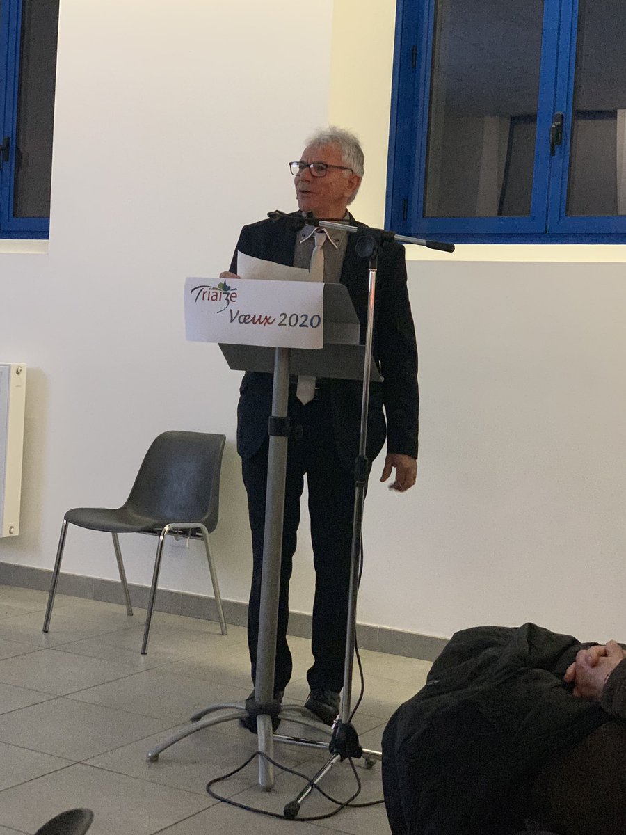 acharpentier85's tweet photo. Ce samedi s’est terminé par les vœux sur la commune de #Triaize. Bravo à Jean Marie Landais et à l’équipe actuelle pour les belles initiatives engagées. Merci à Guy Barbot pour la rétrospective de 2019. L’occasion pour moi de revenir sur les plans d’actions du @DepVendee #vendee https://t.co/dQ2BQ2aU8R