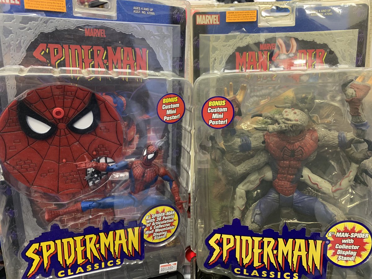 未開封★スパイダーマンクラシック２の4体セット/SPIDER-MAN、デアデビル スパイダーマン対デアデビル｜ブルーレイ・DVD・デジタル配信