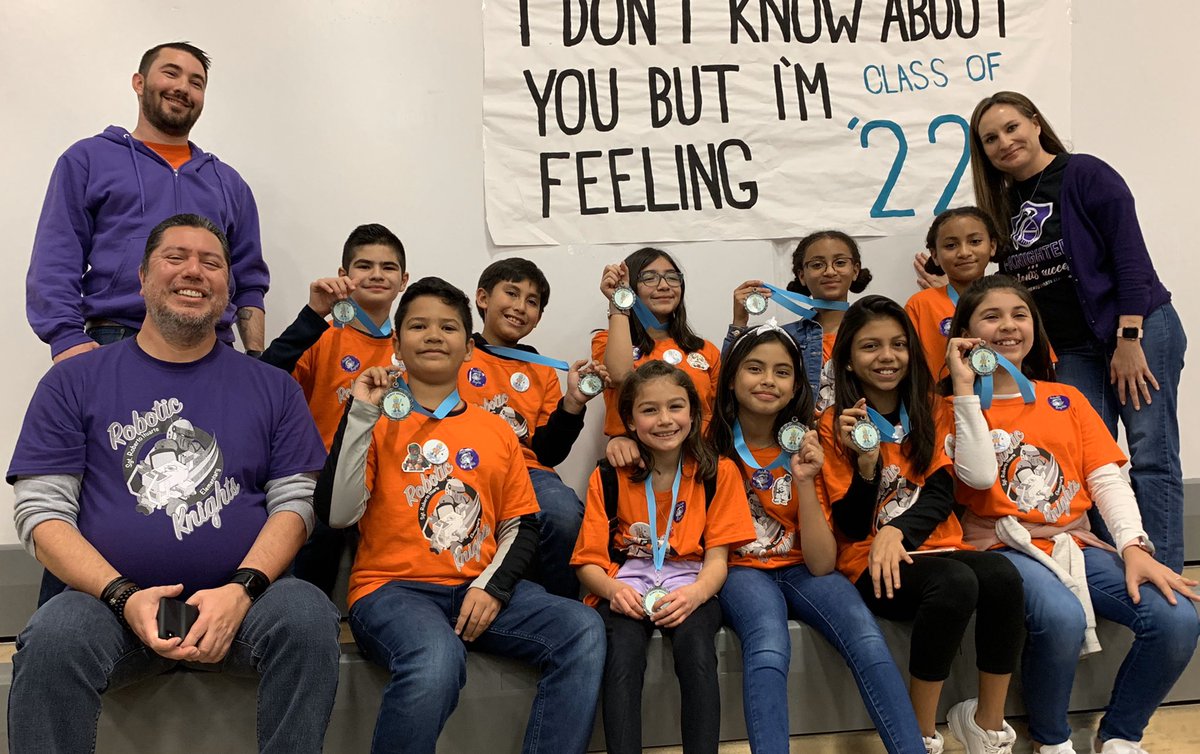 Campestre_ES's tweet photo. Congratulations to the @Robotics_IES Knights! 2nd Place Winners in Robot Design 🥈🏆 UTEP here we come! #SISD_ROBO #TeamSISD https://t.co/CTydIc85Tt