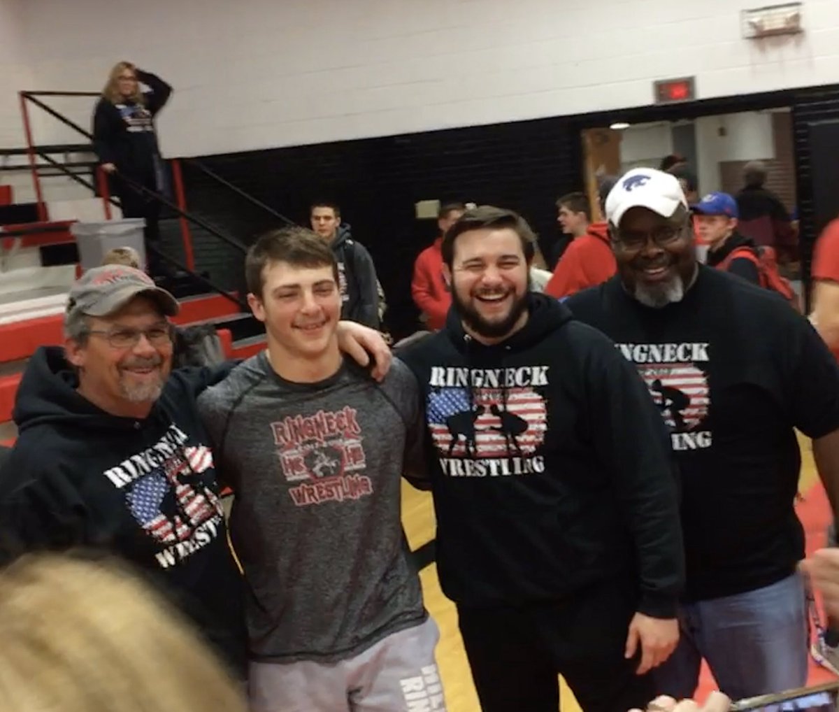 Ringnecks placed 2nd as a team!🥈🏆
1st place - Carter Underhill, Kaleb Atkins, Colt Segarra, Ayden Nickelson, and Jace hamel
2nd place - Aidan Hockman
3rd place - Brady Keith and Cody Presley 
6th place - Paine Suter
Jayce Hamel recieved the most outstanding wrestler award.