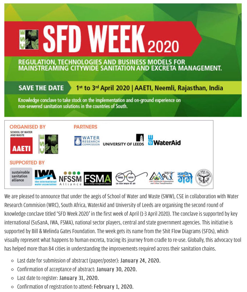 Ektagta's tweet photo. SFD Week 2020 is coming up in April. Save the dates and register on https://t.co/cvWRYFcoh8 https://t.co/FJsD0SDCG1