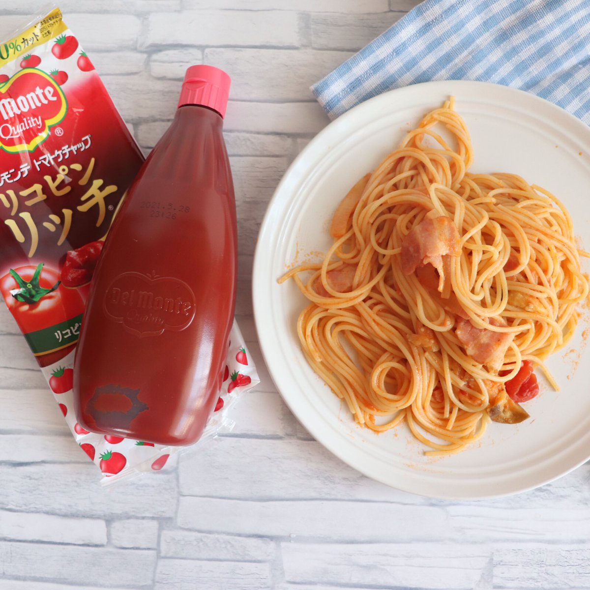 ট ইট র Tadasuki デルモンテ リコピンリッチ トマトケチャップを使ってみた トマト味が濃いから美味しく出来るね リコピンリッチモニター キッコーマンつかお
