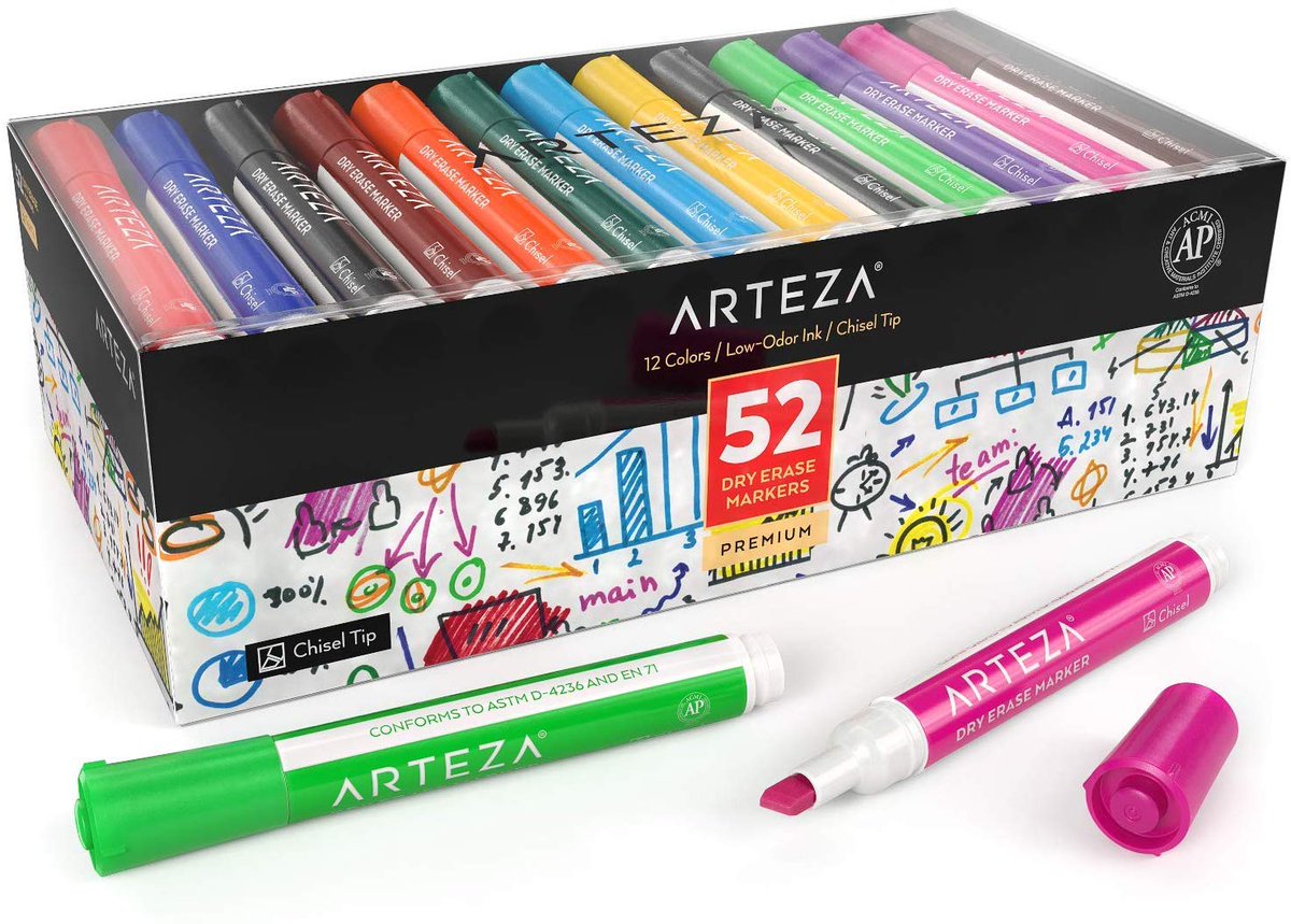 42% Off!!!

ARTEZA Dry Erase Markers, Bulk Pack of 52

amzn.to/35DbJdJ

#BwcDeals #Deals #dailydeals #arteza