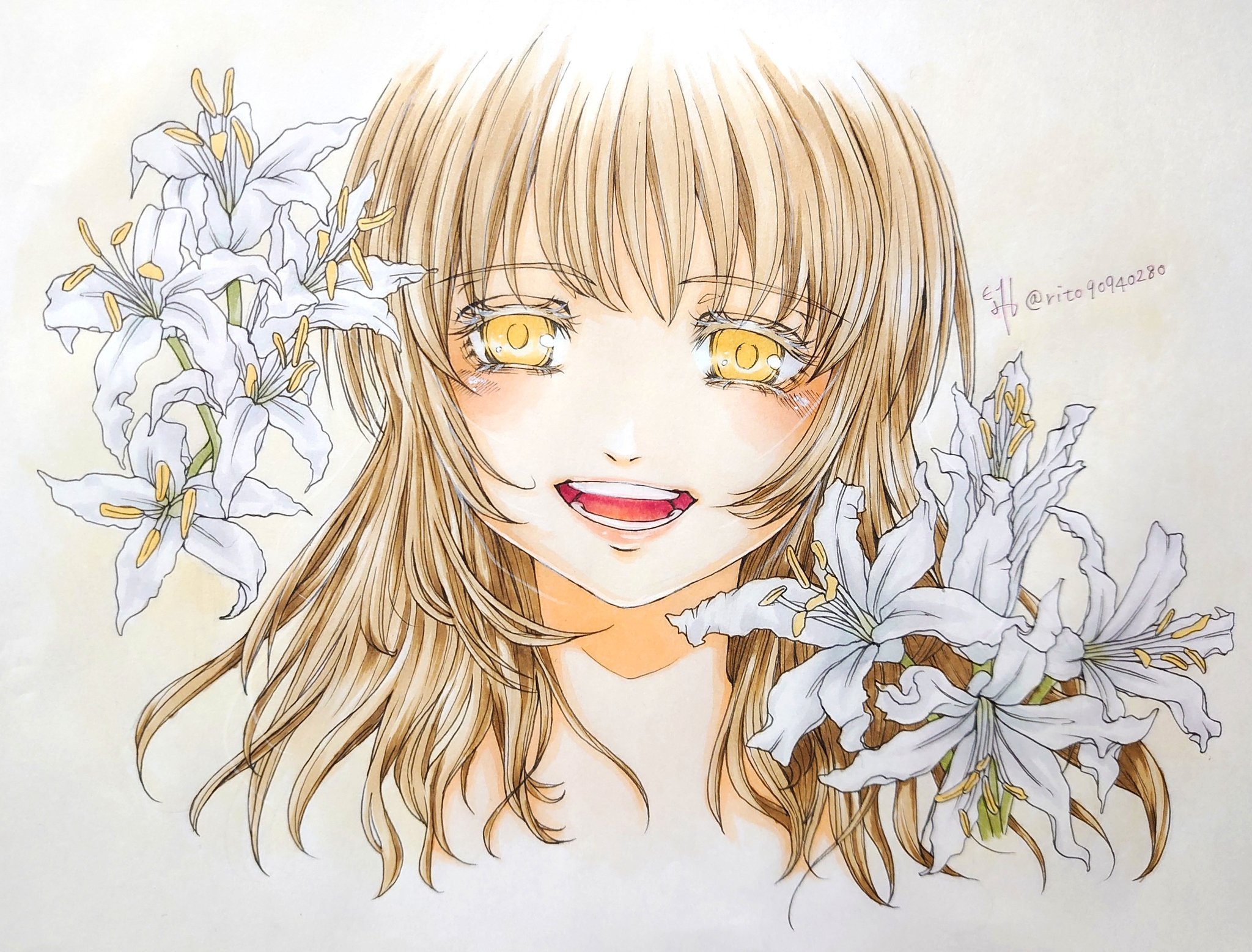 テト ダイヤモンドリリー 일러스트 그림 오리지널 イラスト オリジナル 絵描きさんと繋がりたい テト ダイヤモンドリリー 일러스트 그림 오리지널 イラスト オリジナル 絵描きさんと繋がりたい