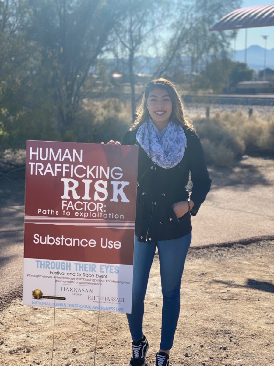 SenJackyRosen's tweet photo. Today is #NationalHumanTraffickingAwarenessDay, and I’m proud my team attended The Embracing Project’s Through Their Eyes Festival and 5K to raise awareness and help fight human trafficking. https://t.co/kbtSVkyRV7