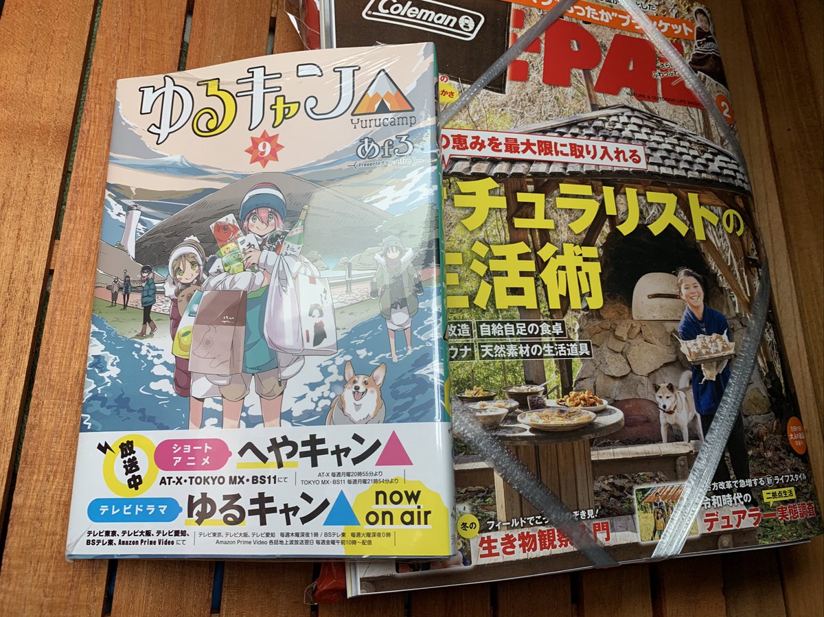 あいらん ゆるキャン 9巻 最新巻 とbe Pal2月号 最新刊 買ってきた テレビドラマのゆるキャン ってやってるの 知らんかった