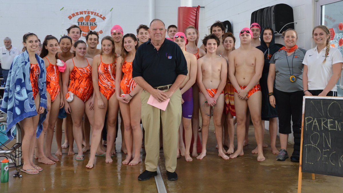 BDHSSwim's tweet photo. 4th Annual Going the Extra Yard Against Cancer Meet. #Team17 donated $1200 to the @AmericanCancer for research. Cancer affects everyone; it doesn't care where you live, how you grew up. #Team17 wants to do their part. We're in it together. #morethanstudentathletes https://t.co/npAwojIK4M