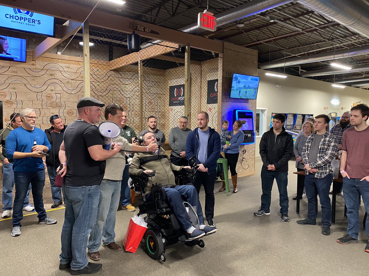 Thanks to everyone who came out to <a href="/ChoppersHH/">ChoppersHatchetHouse</a> to support <a href="/nearyk922/">Kevin Neary</a>!