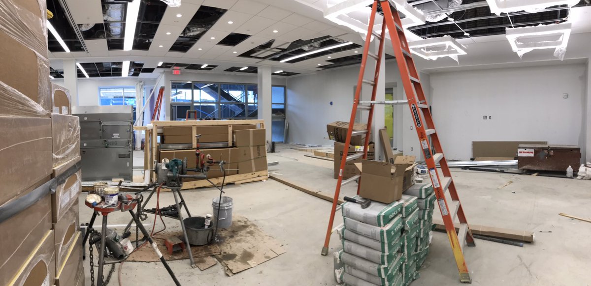 HudsonCCC's tweet photo. We visited the site of what will soon be the new Student Center!! Construction in progress... #HCCCStudentCenter #OpeningSoon #HCCCSpring2020 https://t.co/q6YcbZ5QXX