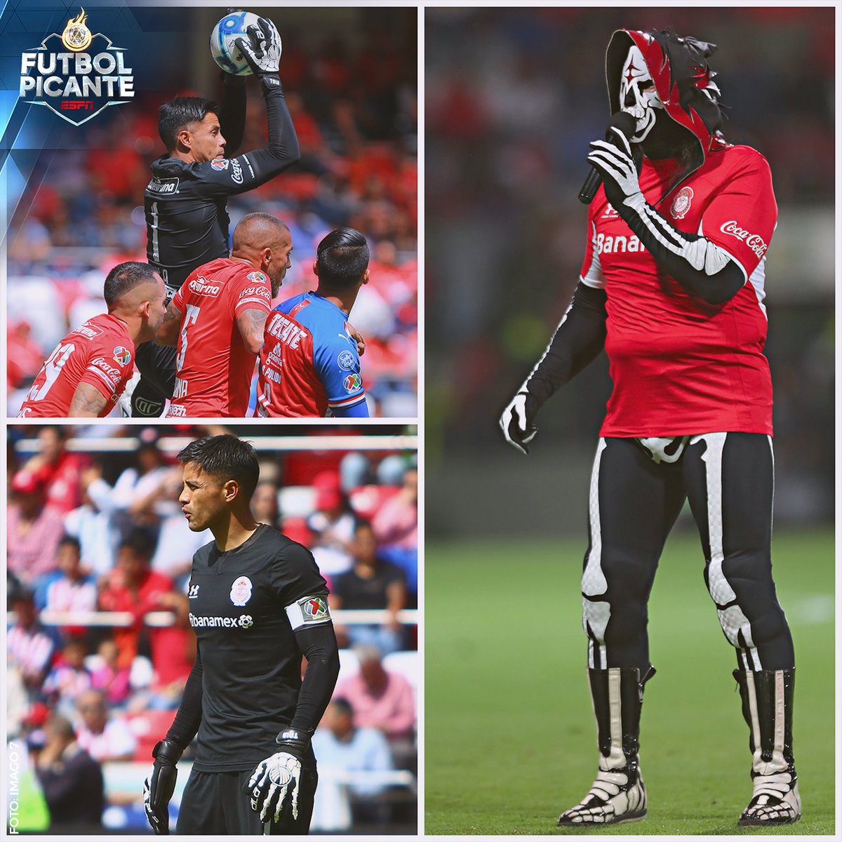 ¡La Parka y su influencia en el futbol! 🙏

El día que Alfredo Talavera portó unos guantes inspirados en el histórico luchador, quién alguna vez vistió la playera del Toluca 

¡QEPD!