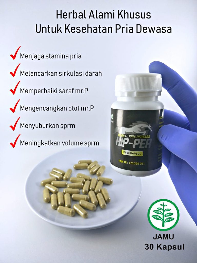 HIP-PER KAPSUL STAMINA PRIA . WA 082218819005