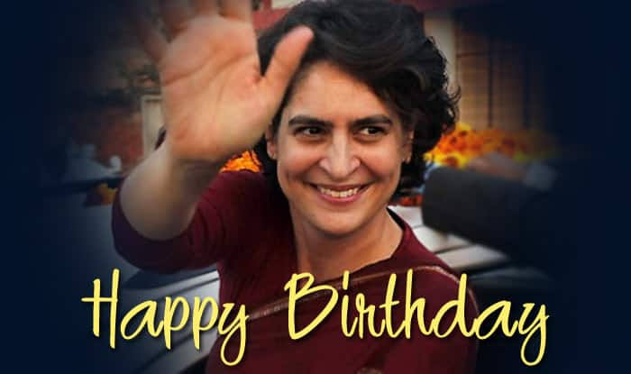 Happy birthday to Priyanka Gandhi Vadra.
God bless you on this auspicious day. 