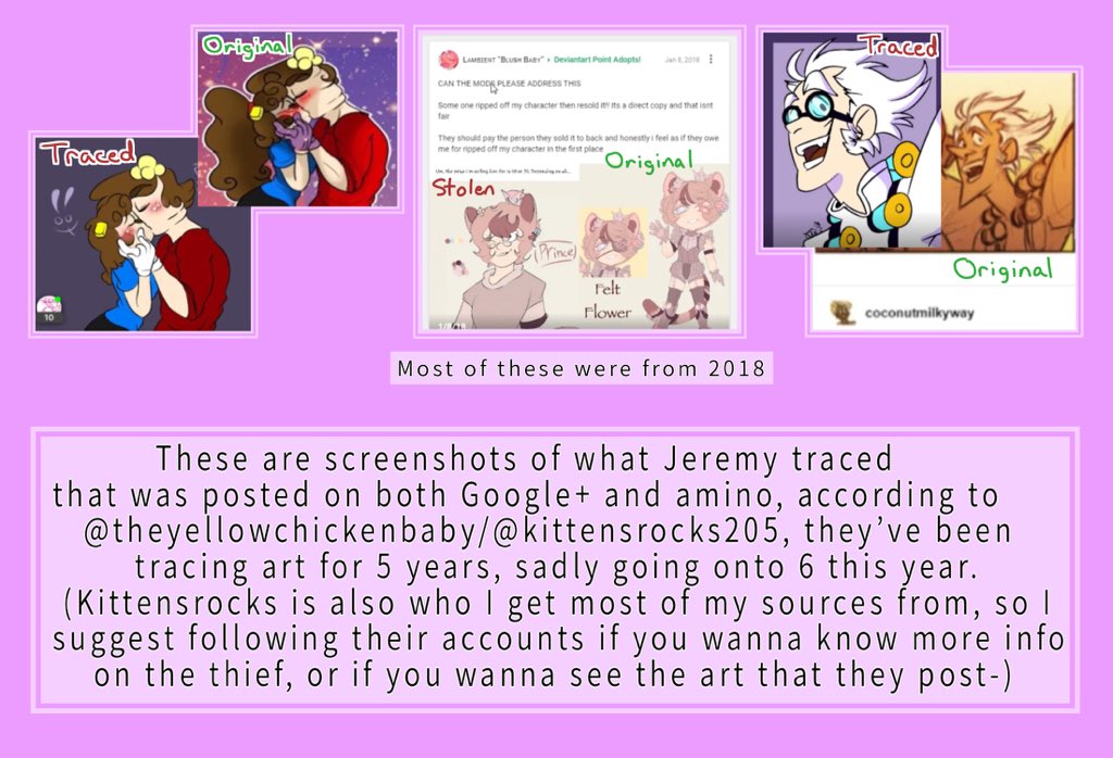 MarshieGoat's tweet photo. Art thief warning I’ve posted on my Instagram, please share or warn others about this user if you can! A thread (1-3)
#myart #myartwork #artthief #arttheft #traced #Warning #warningpost #furry #furryart #oc #ocs #furryfandom #drawing #artist #artistsontwitter #artistontwitter https://t.co/4rAR1qUjLJ