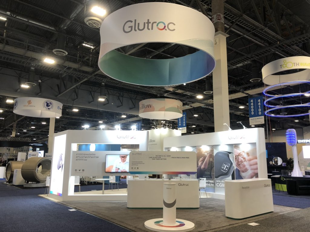 Thanks everyone for supporting us at #CES. The journey has just started ... #keepongoing 

#glutrac #NICGM #PPPFree
#PrickPatchPainFree #1000timesbetter