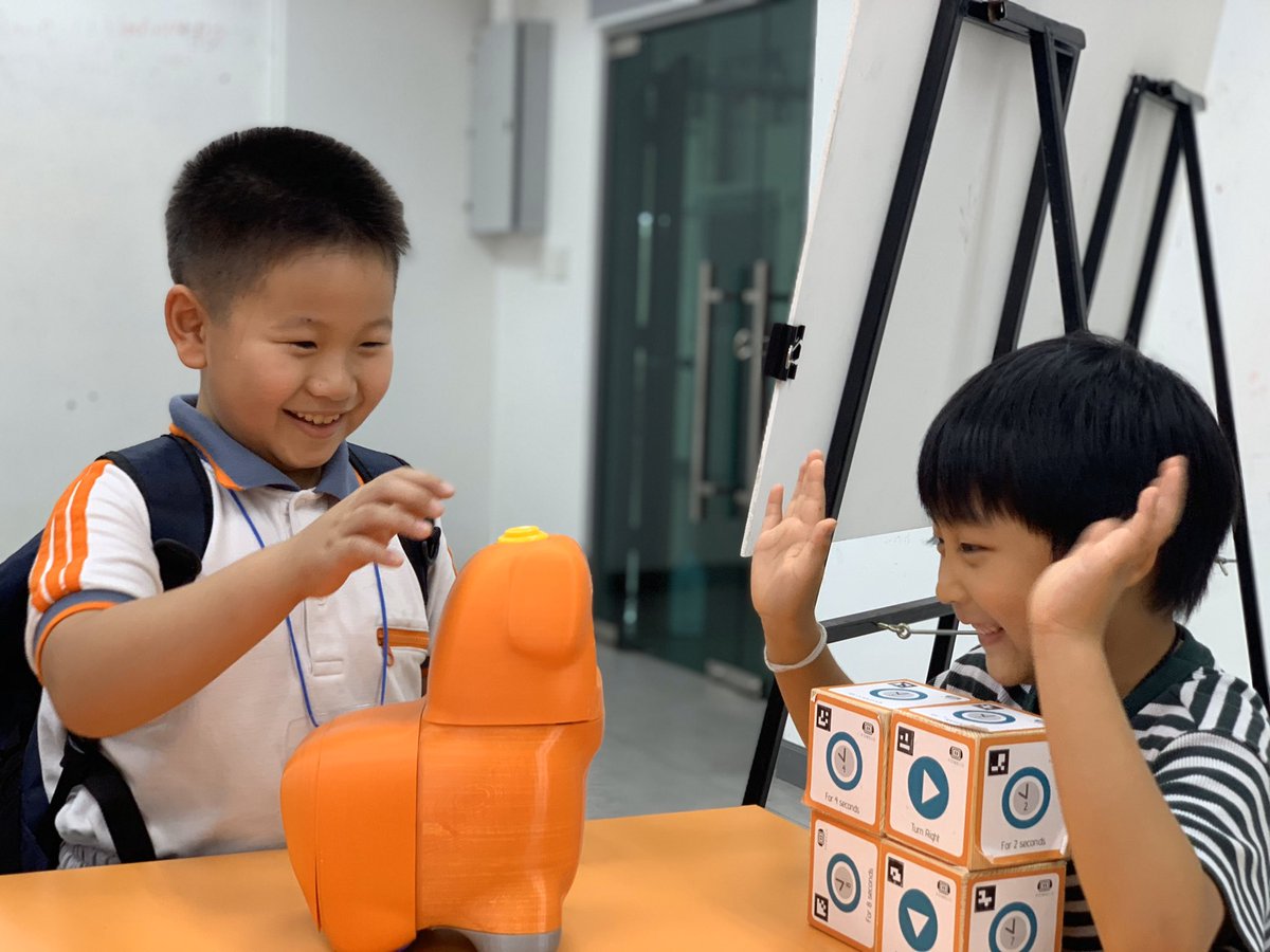 HisarCS's tweet photo. During the @FabLearn Asia 2020, we had many opportunities to present our toy robot Pomelo and to recieve constructive feedback. We will keep developing Pomelo further .) #FablearnAsia #fablearn #fablearnasia2020 #constructivediversity https://t.co/Z3RBtRRziu