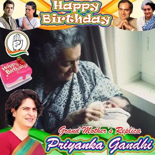  Happy Birthday Priyanka Gandhi 