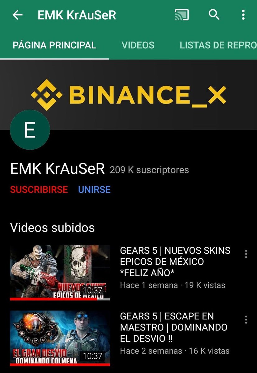 EMK_KrAuSeR's tweet image. Estoy muy feliz!!!
Ya comenzó la restauración de mi canal, aún faltan algunas cosas para que quedé en normalidad pero ya tengo posesión de el 😭