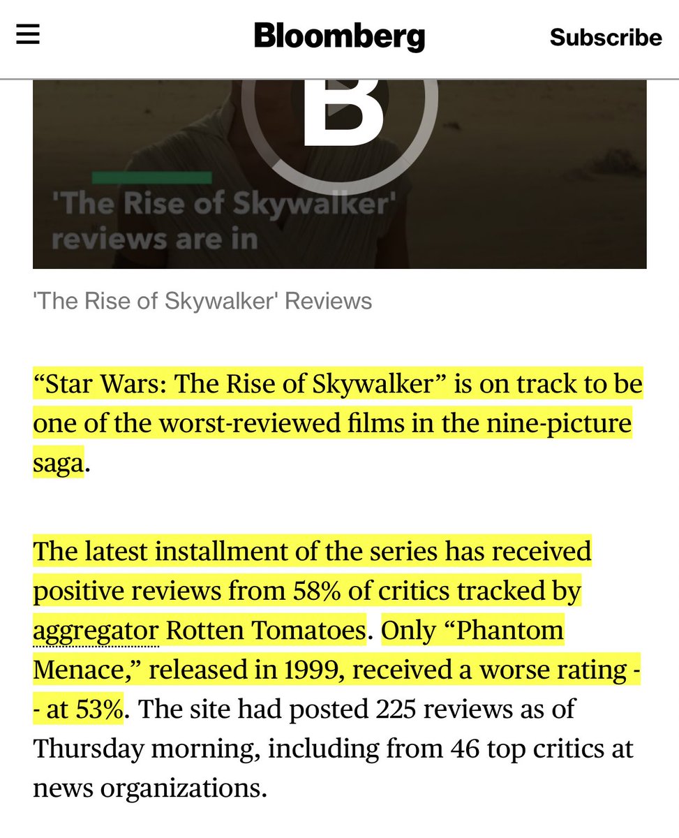  #TheRiseOfSkywalker review mega thread  https://www.reddit.com/r/movies/comments/ec9vvj/star_wars_rise_of_skywalker_review_megathread/?utm_source=amp&utm_medium=&utm_content=post_body