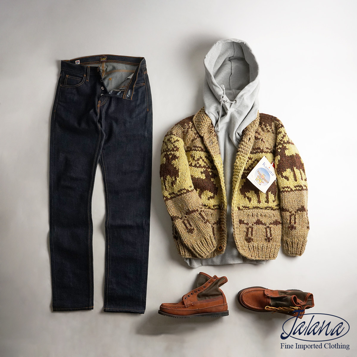 Kanata 90's Vintage カウチンセーター レア 90's デッドストック カナタ 52/500着 復刻カウチンセーター