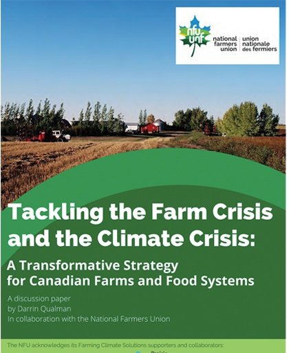 National Farmers Union report: the climate crisis is a threat to Canadian farms but also an opportunity to re-orient our farms to become more integrated, life-sustaining and community-sustaining agrinews.ca/nfu-report-cli…