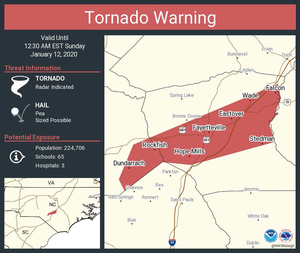 NWS Tornado on Twitter "Tornado Warning continues for Fayetteville NC