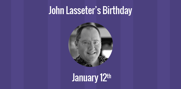 Happy birthday John Lasseter 