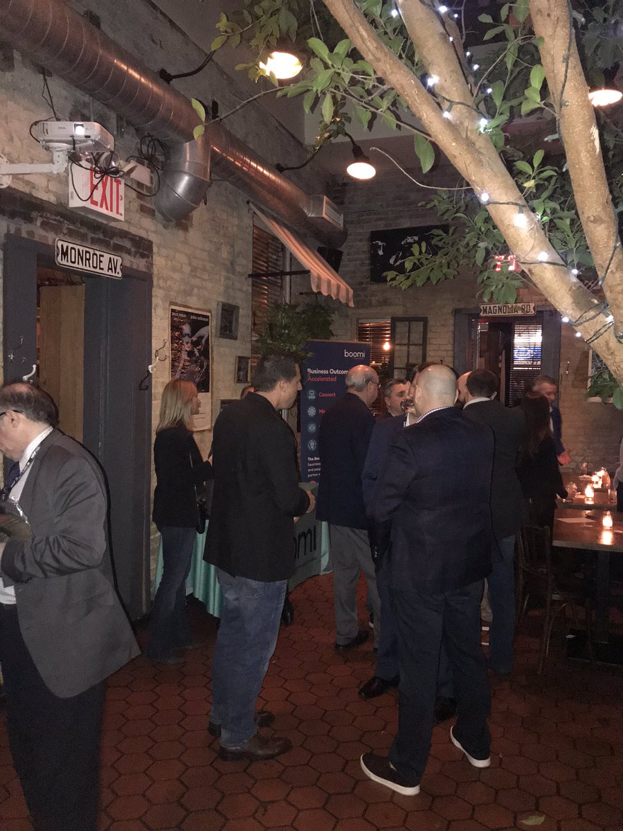 AmySkubi's tweet photo. Great night kicking off NRF with @boomi ‘s Welcome Reception at Bea in NYC!   #retail #NRF2020 #boomievents #customersfirst https://t.co/tefTwT4dpQ
