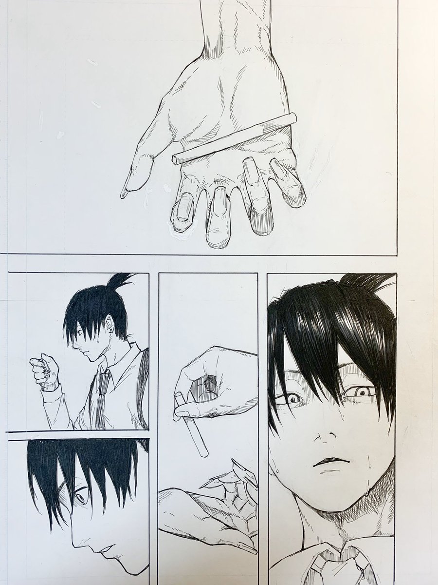 5巻の好きなシーン。
ちょい模写
#チェンソーマン 