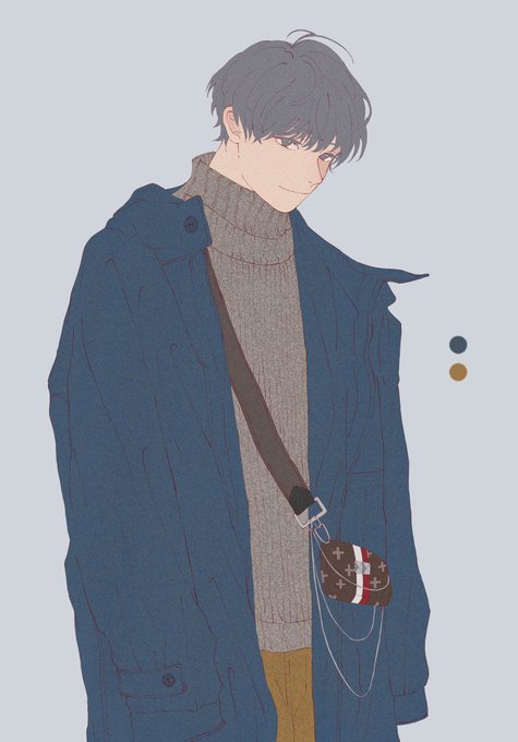 「シンプルな背景 タートルネックセーター」のTwitter画像/イラスト(人気順)